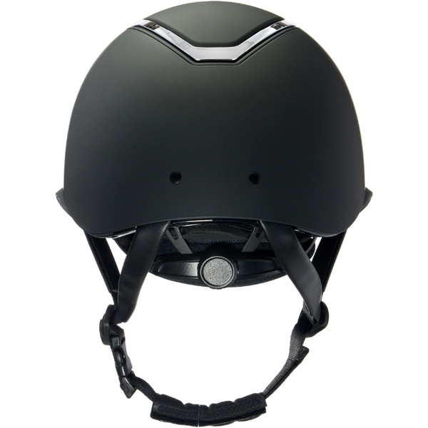 2025 Charles Owen Kylo Wide Peak Riding Helm KYLOW - Black Matte / Silver